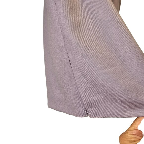 Vintage Amanda Smith Lavender Wool Pencil Skirt Sz 10 Side Kick-pleat 70s NWT - Picture 7 of 9